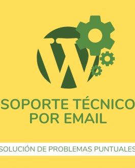 Soporte Técnico para WordPress/Woocommerce por email, para problemas puntuales